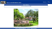 Tablet Screenshot of brockwaylibrary.org